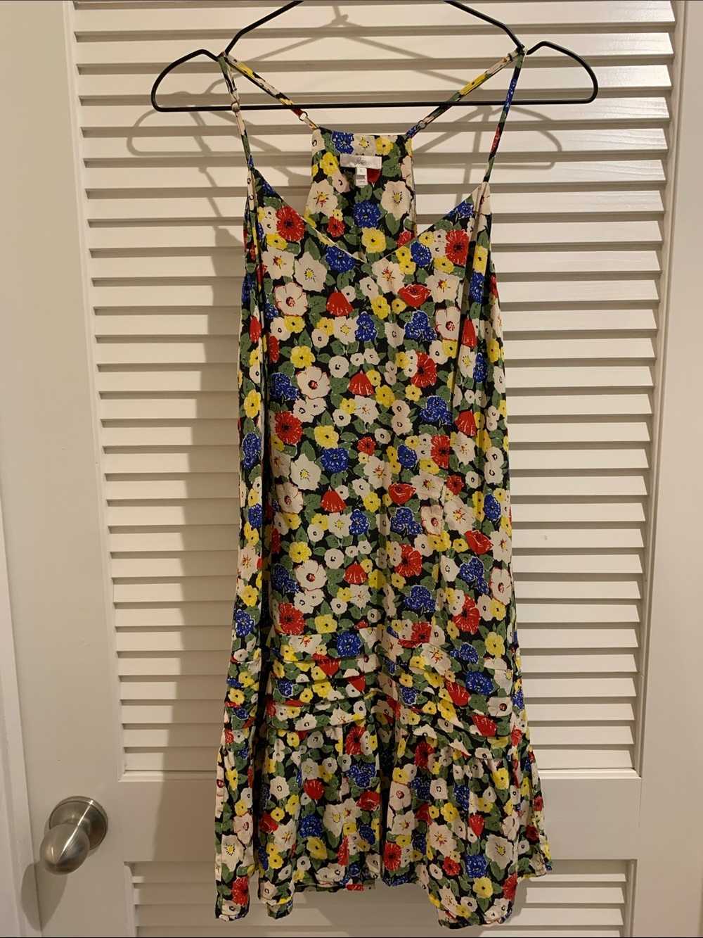 Joie Floral Spaghetti Strap Silk Summer Mini Dress Resort Wear